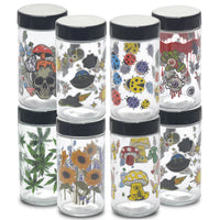 Load image into Gallery viewer, 180ml Glass Storage Jar with Sticker Design
