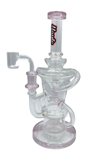 10” Haute Double Chalice Rig w/ Banger