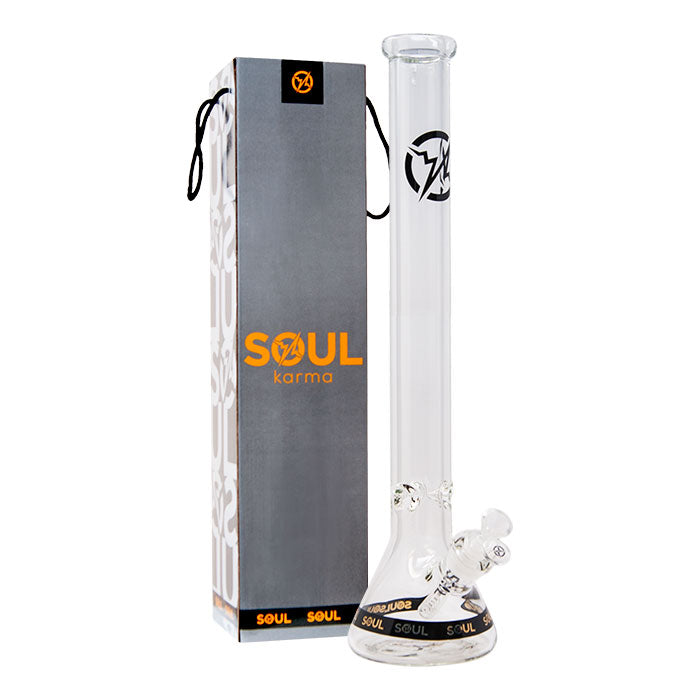 Soul Glass 9mm Thick Glass Beaker Bong 24 Inch