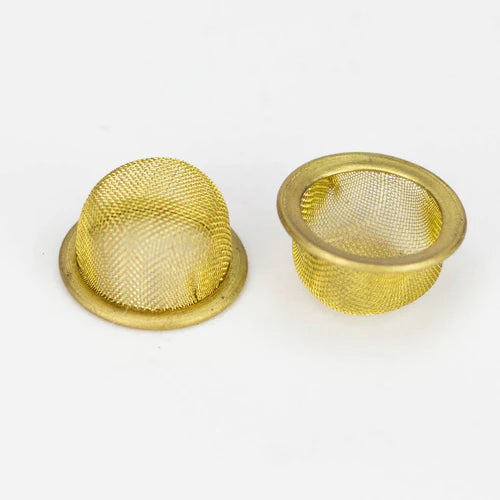 Preformed with Rim Stainless Steel Bowl Screen - 1 Piece - Gold