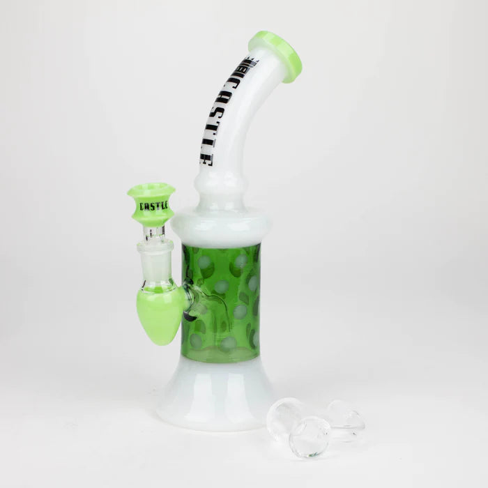 Castle Glassworks | 9" 2-in-1 Color Spots Rig