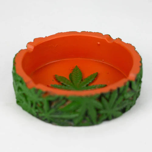 Green Leaf Resin Ashtray