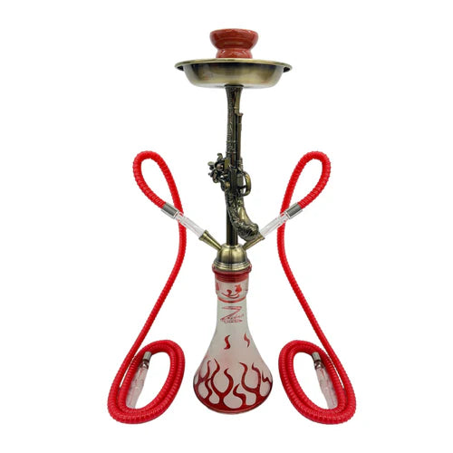 21" Smoke Wild West Gun 2-Hose Hookah