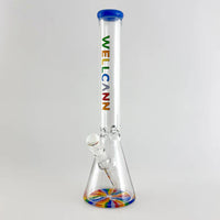 Load image into Gallery viewer, Wellcann | 17&quot; Thickened Base Psychedelic Beaker Glass Bong
