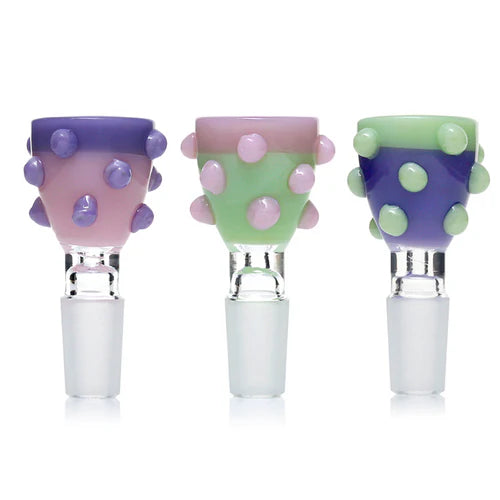 Trippy Glass Polka Dot Bowl