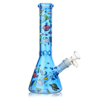 Load image into Gallery viewer, 10" 5mm Milkyway Glass Beaker Bong
