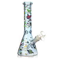 Load image into Gallery viewer, 10" 5mm Milkyway Glass Beaker Bong
