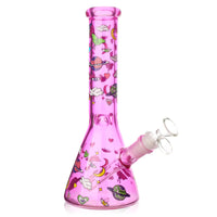 Load image into Gallery viewer, 10" 5mm Milkyway Glass Beaker Bong
