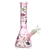 Load image into Gallery viewer, 10" 5mm Milkyway Glass Beaker Bong
