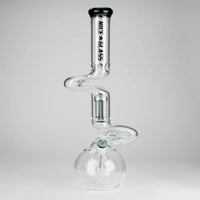 Load image into Gallery viewer, 18&quot; Nice Glass Double Zong 4-Arm Perc Beaker
