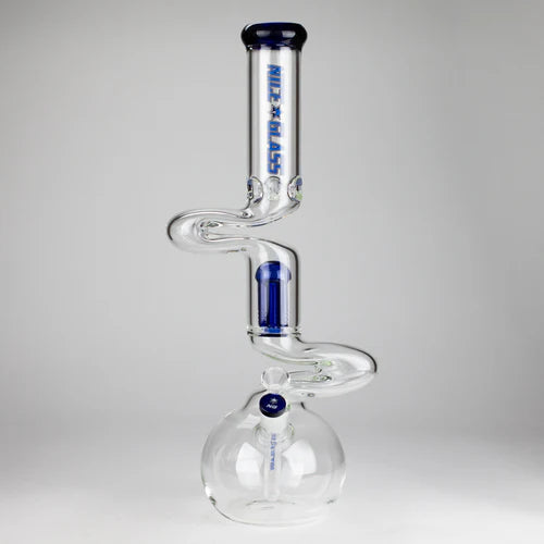 18" Nice Glass Double Zong 4-Arm Perc Beaker
