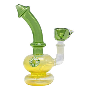 Green Chameleon Glass 7 Inches Color Changing Bong