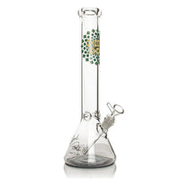 Load image into Gallery viewer, Cheech and Chong 15" 7mm Fibonacci Beaker Bong
