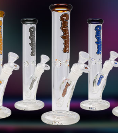 Ganjavibes Straight Tube With Ice Catcher 10 Inch