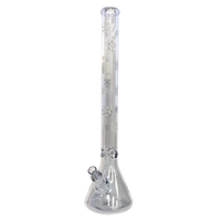 Load image into Gallery viewer, 24&quot; Infyniti Snowflake Bong with Chrome Finish
