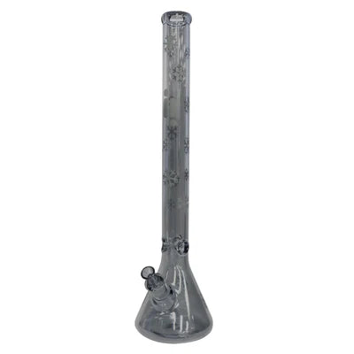 24" Infyniti Snowflake Bong with Chrome Finish