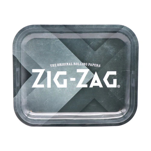 Zig Zag Rolling Tray - Black - Large