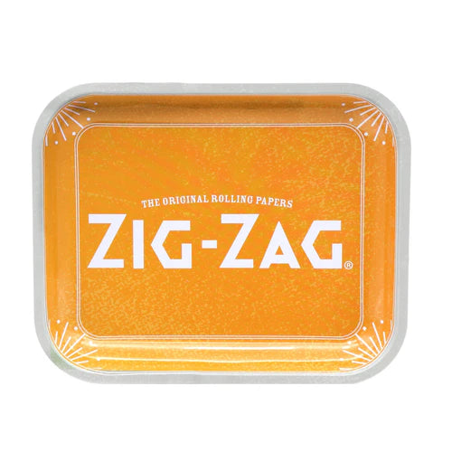 Zig Zag Rolling Tray - Orange - Large