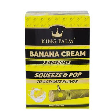 King Palm 2 Slim Rolls Banana Cream