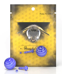 Load image into Gallery viewer, Honeybee Herb - GLASS MUSHROOM PILLAR TERP SET
