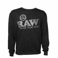 Load image into Gallery viewer, RAW Crew Neck Blackout Sweatshirt
