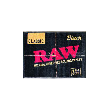 RAW Plush Doormat Black - Small