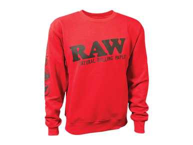 Raw Red Crewneck Sweatshirt