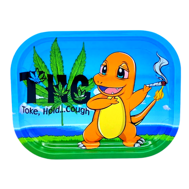 THCharmander Metal Rolling Tray - Small