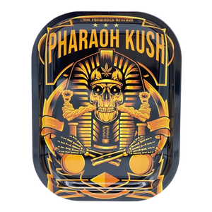 Pharaoh Kush Metal Rolling Tray - Small