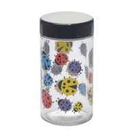 Load image into Gallery viewer, 180ml Glass Storage Jar with Sticker Design
