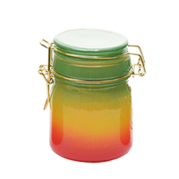 Load image into Gallery viewer, Rainbow Color Glass Storage Jar
