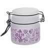 Purple Mushroom Glass Storage Jar