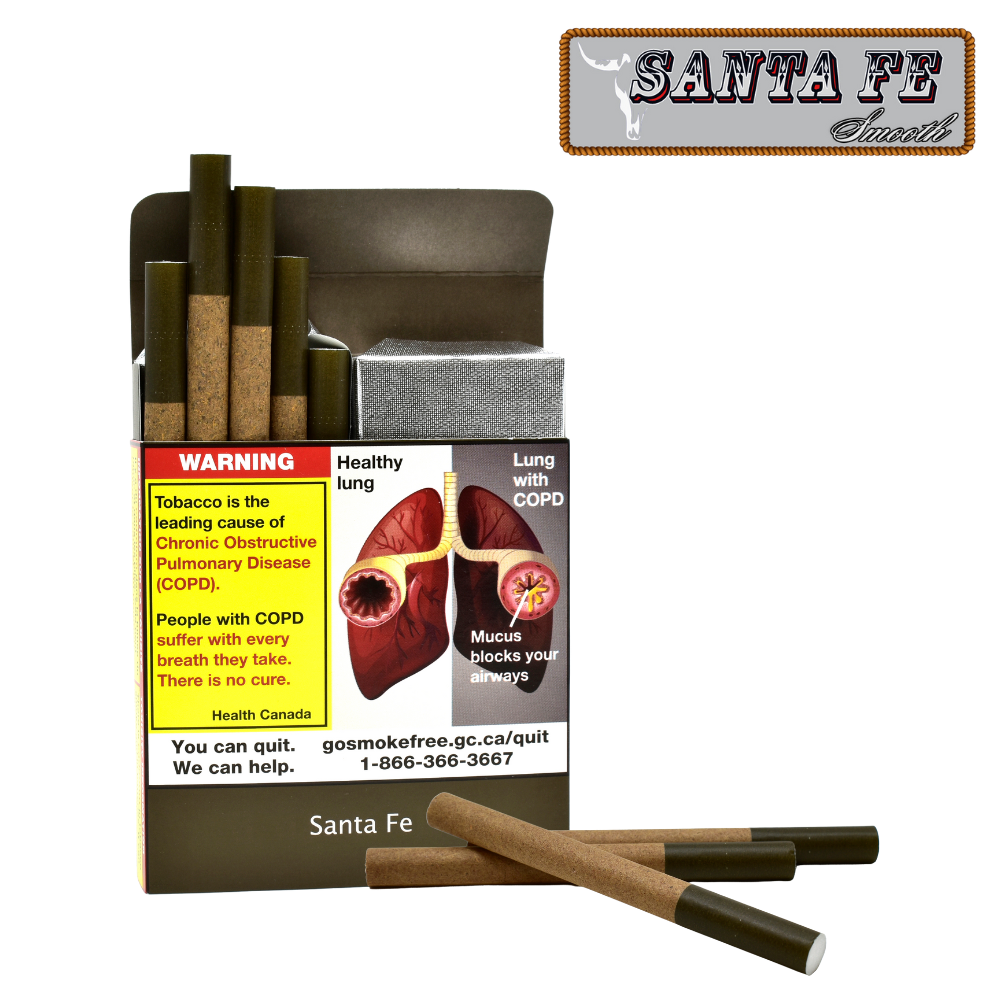 SANTA FE - SMOOTH - FILTERED CIGARILLOS