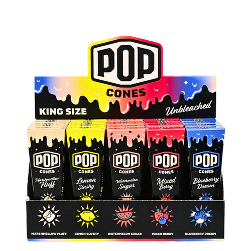 Pop Cones King Size Unbleached 2.0 Pre-rolled Cones