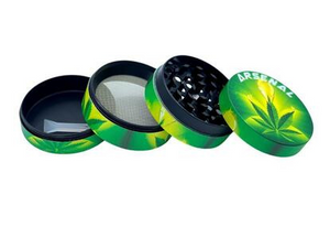 Arsenal Weed Leaf Design 55mm 4-Piece Grinder