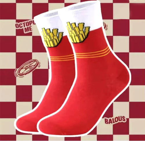 Trim Queen - French Fries Socks