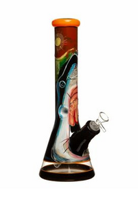 14" 5mm Hollow Dreams Glass Beaker