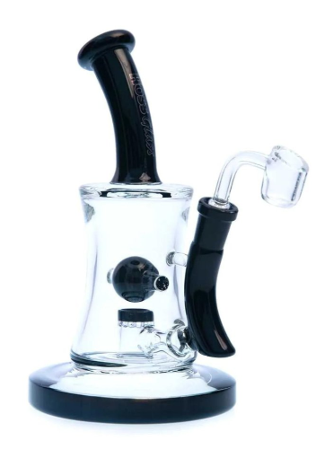 Hoss Glass 10" Hourglass Marble Rig