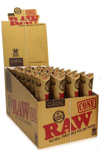 Load image into Gallery viewer, RAW Natural Unrefined Pre-Rolled King Cone
