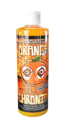 Orange Chronic Bong Cleaner Super Hero 16oz