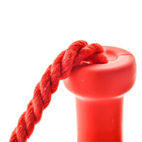 Load image into Gallery viewer, Tug and Toke Rubber Dog Toy - Red
