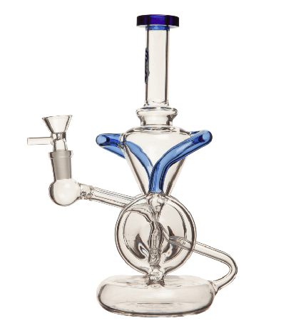 10” Twin Support Funnel Glass Rig