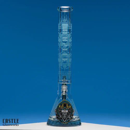 Castle Glassworks Viking 18 inch Beaker Bong
