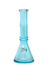 Load image into Gallery viewer, Blueberry Glass - 10&quot; Double Ring Beaker Bong
