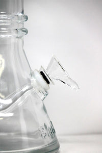 Load image into Gallery viewer, Blueberry Glass - 10&quot; Double Ring Beaker Bong
