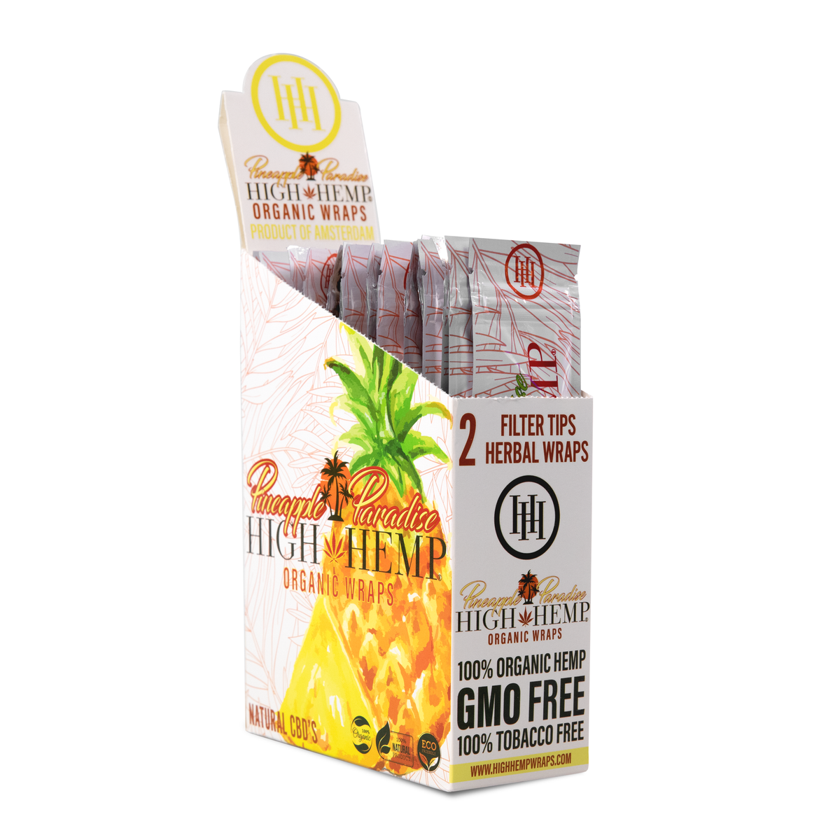 High Hemp Organic Wraps - Pineapple Paradise