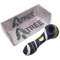 Load image into Gallery viewer, Tree Glass - 4.5&quot; Ribbon Glass Pipe
